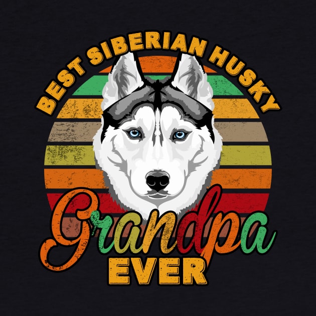 Best Siberian Husky Grandpa Ever by franzaled
